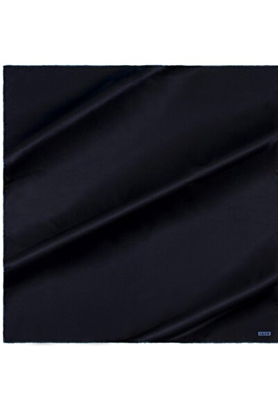 Aker Γυναικείο μαντήλι από μετάξι Sura σε μονόχρωμο μπλε ναυτικό