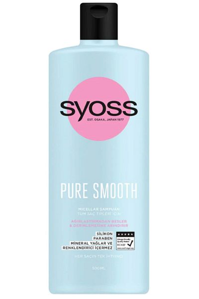 Syoss Pure Micellar Shampoo 500 ml