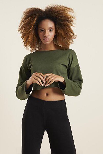 Quincey Жіночий хакі світшот