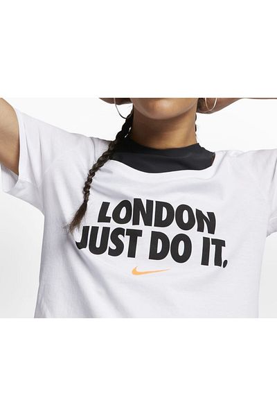 Nike Sportswear London Jdı Women's T-shirt Bv1273-100-- Size L