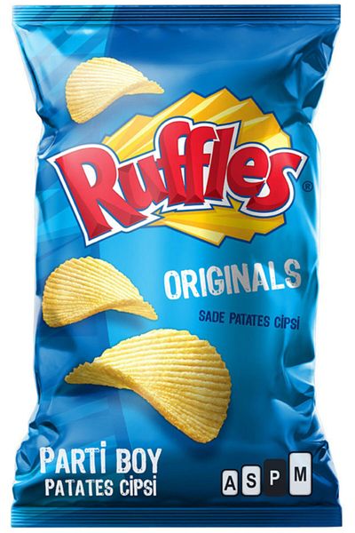 Ruffles Originals Plain Potato Chips Party Size 150 g