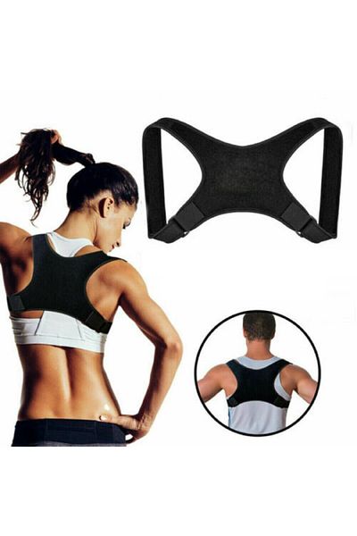 ZEYZEN Unisex Black Upright Posture Corset