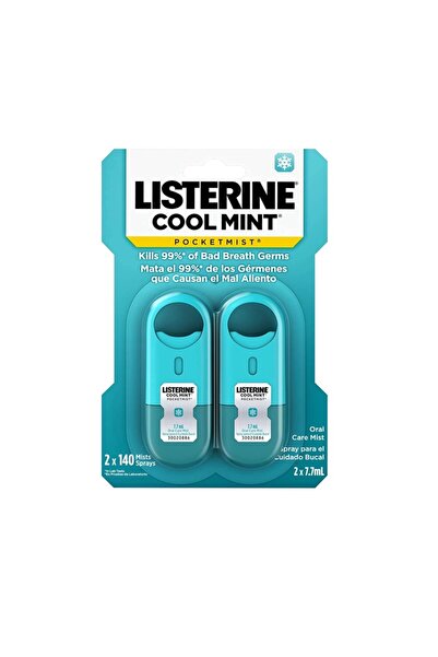Listerine Pocketmist Cool Mint - Nane Aromalı Sprey 2'li