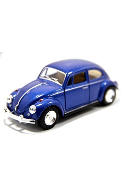 Can-Em Oyuncak Koyu Mavi Volkswagen Metal Mini  Çek Bırak Oyuncak Araba