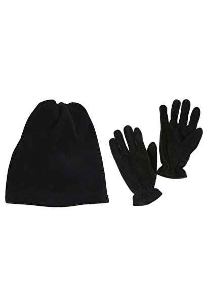 Baggor 3 Fonksiyonlu Polar Kışlık Bere-eldiven Siyah