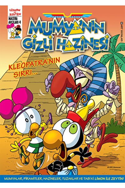 Mart Yayınları Limon ile Zeytin - Mumya'nın Gizli Hazinesi Kleopatra'nın Sırrı