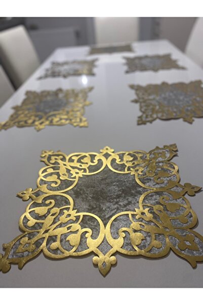 Diva Home طقم سلسلة فاخرة مكونة من 6 قطع مقاس 40x33