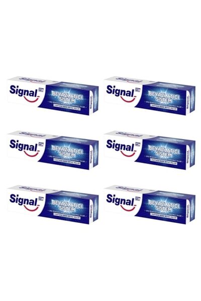Signal Whitening System Toothpaste 50ml X 6 Pieces