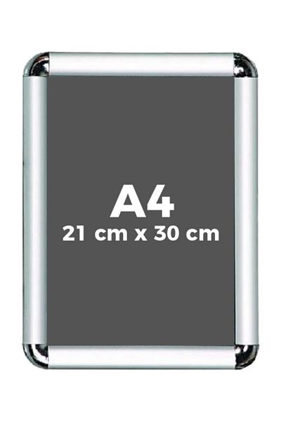 PROJENEON A4 Aluminum Rondo Frame - 1 Piece with Corner Opening and Closing
