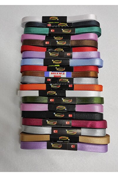 platin hediyelik 20 κορδέλες μεικτών χρωμάτων