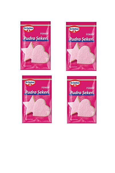 Dr. Oetker Pembe Pudra Şekeri 15 G X 4 Adet