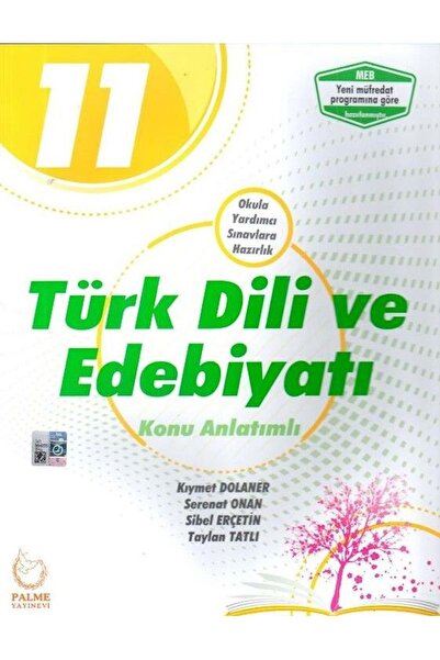 Palme Yayınevi ?palme Yayınları 11. Sınıf Türk Dili Ve Edebiyatı Konu Anlatımlı