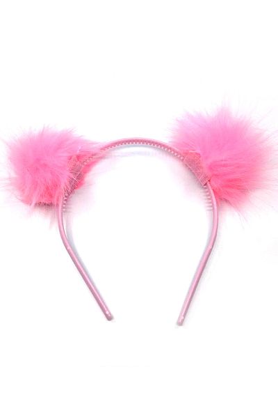 Tahtakaledeyim Pompom Hair Crown Pink Color