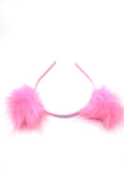 Tahtakaledeyim Pompom Hair Crown Pink Color