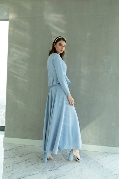 AL-TATARI Kadın Mavi Prag Takım