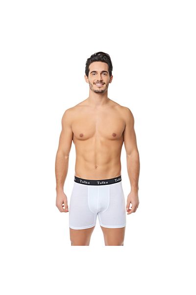 Tutku Ανδρικό White Lycra Sports Boxer 4τμχ