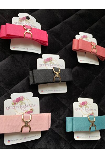 QUEEN AKSESUAR Metal Clip Buckle Set of 5
