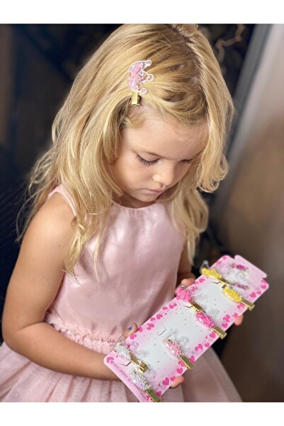 QUEEN AKSESUAR Рухома інкрустована блискуча принцеса корона 8-ми шпильковий набір кольорових золотих шпильок