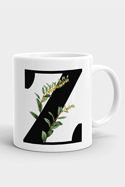 Fotografyabaskı كوب بورسلين أبيض مع حرف Z