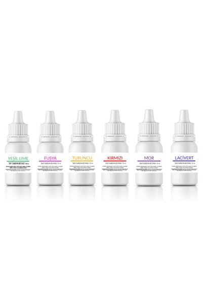 Can Star Sabun Bazı Boyası Seti (6 Renk X 50 Ml)