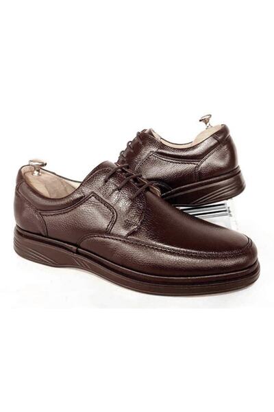 DETECTOR Orthopedic Inner Outer Complete Leather Extra Comfortable Large Size Casual Men's Shoes 701ks (40-48)