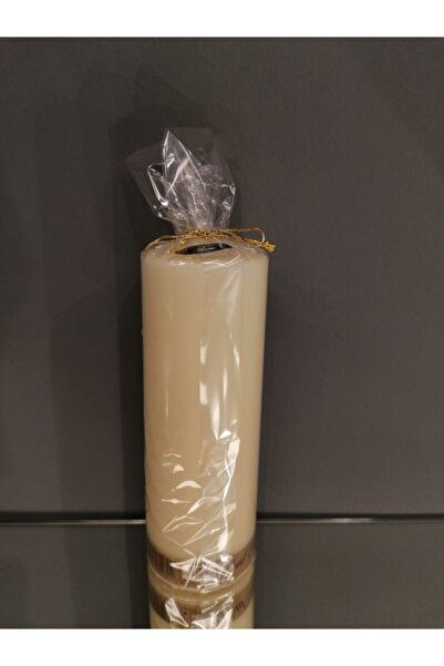 Bozkurt Mum Krem Renk 7x20 cm Kütük Mum