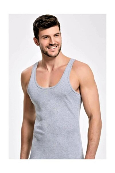 İlke 6-Piece Men's Athlete(Rambo) Ribbed Athlete Color:Grey