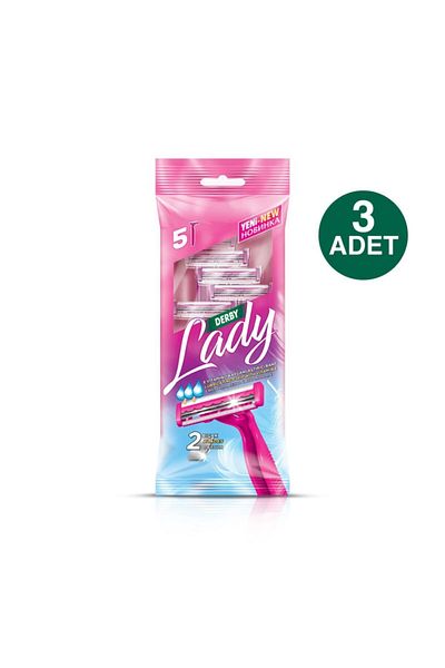 Derby Lady 5-Piece 2-Blade Bag - 3 Pieces
