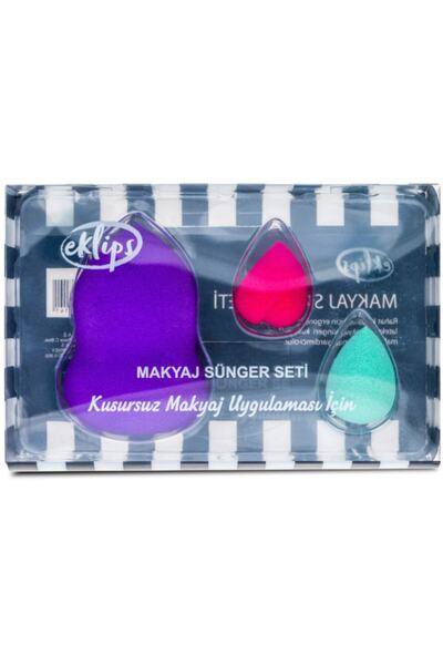 eklips Professional Makeup Sponge Setx3