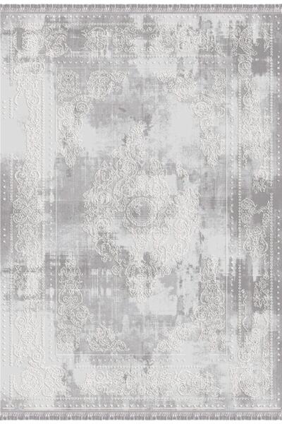 İpek Halı Ekru Antialerjik Halı  Blossom 13406