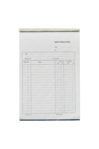 Cem Sevk Irsaliyeli 2/50 3 Nüsha Otokopilı