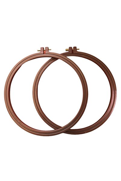 maydanoz tuhafiye Nurge Vidalı Plastik Nakış Kasnak 25 Cm