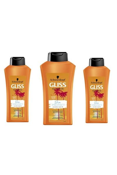 Gliss Sun Protect 3-Piece Shampoo Set - 525 ml