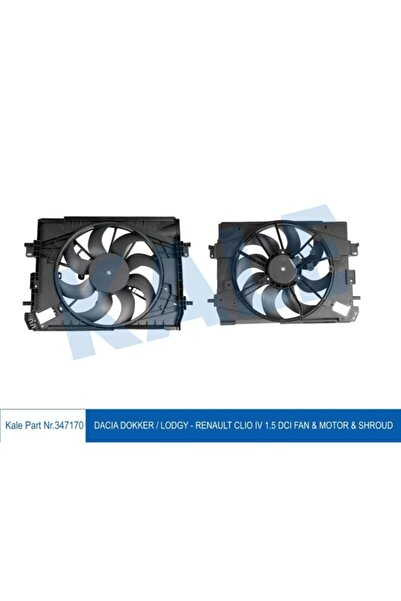 KALE Fan Motor Davlumbazlı Dacıa Dokker / Lodgy - Renault Clıo Iv 1.5 Dcı