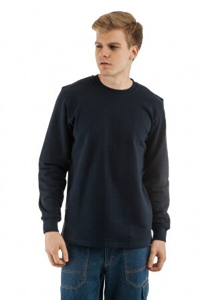 Trendform سويت شيرت برقبة دائرية باللون الأزرق الداكن