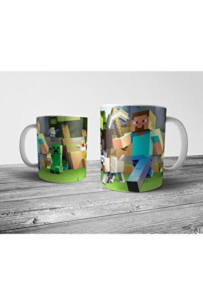 Pixxa Minecraft Kupa Bardak Model 4