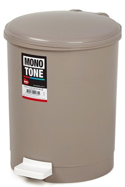 Bora Plastik Mono Tone Pedallı Çöp Kovası No:2 – 12 Lt Bo185