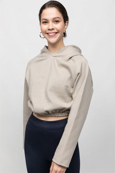 Volanlı Hanorac bej
