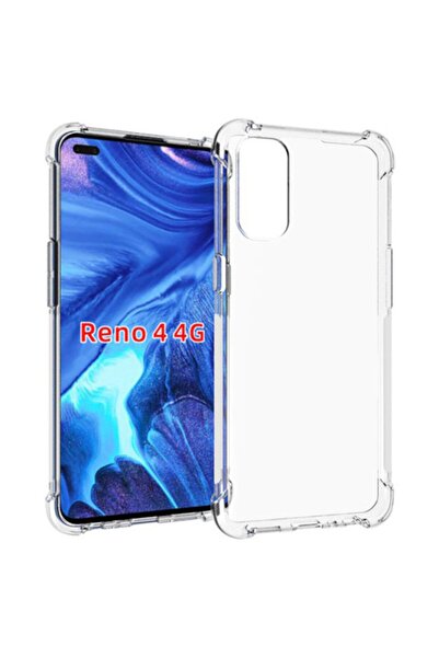 Ally Mobile Oppo Reno 4 Pro Anti-drop Silikon Kılıf Shockproof Kılıf - Şeffaf