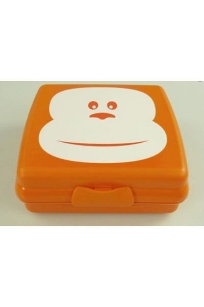 Tupperware Orange Sandwich Box