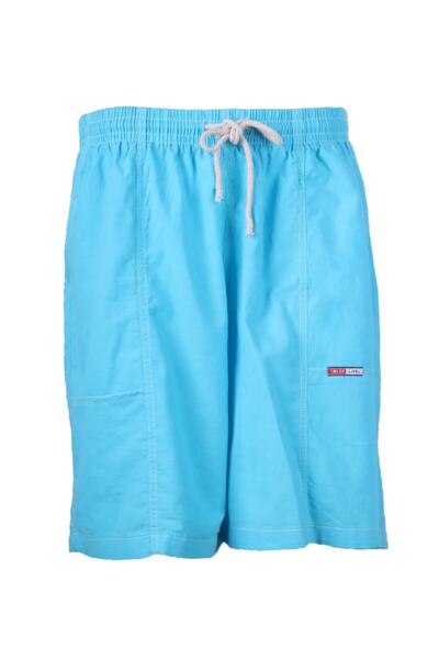 viking's line Erkek Mavi Rahat Kesim Şort