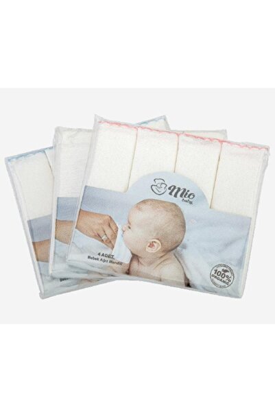 Genel Markalar Mio Baby 4 Adet Bebek Ağız Mendili 100% Organic