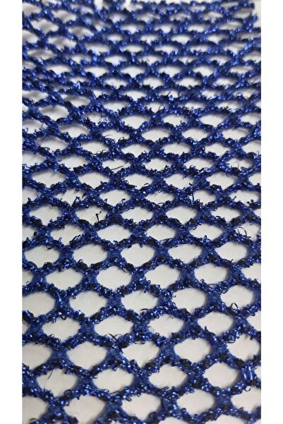 River Fabrics Simli Örme File Saks Kumaş