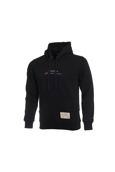 Cresta Men's Black Timeless Hooded Sweatshirt