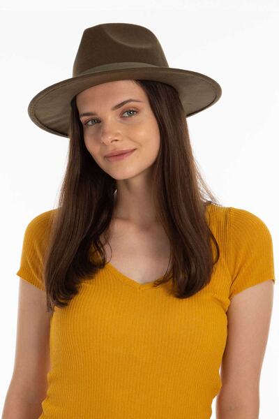 Onedayy Pălărie Panama kaki pentru femei