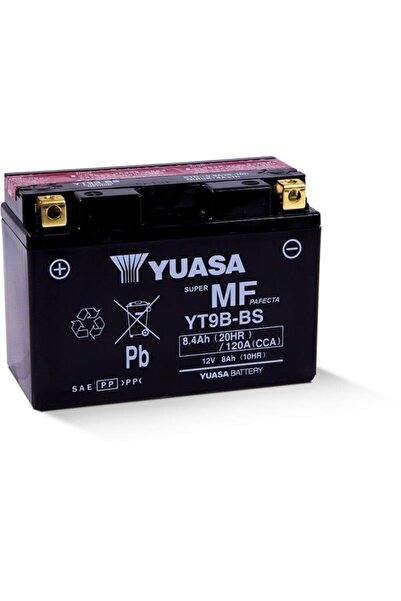 Yuasa Yu-yt9b-bs(cp) Akü 12v 8ah 120a