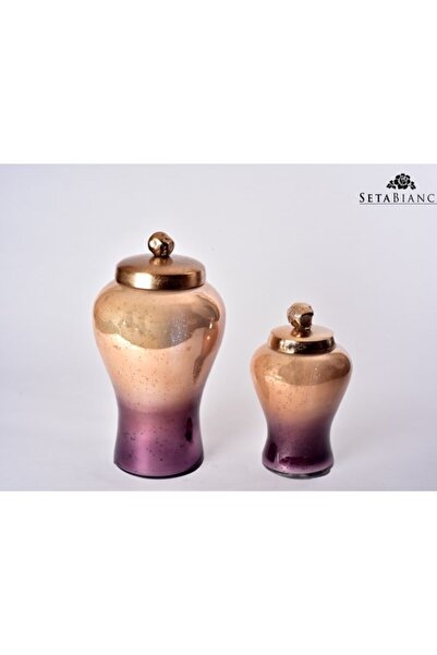 SETABIANCA Kakatı Kavanoz Kapaklı Büyük 31 Cm