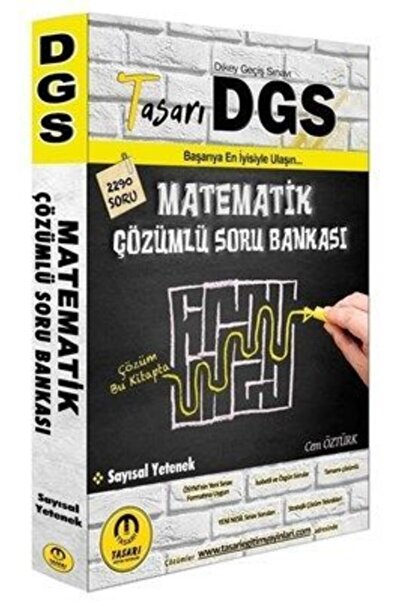 Tasarı Yayıncılık Dgs Matematik Çöz Sb | Cem Öztürk | Tasarı Eğitim Yayınları