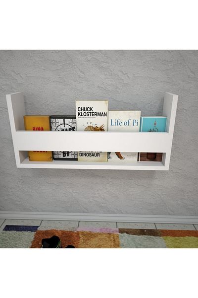 Emkawood Dream Montessori Hanging Bookshelf White