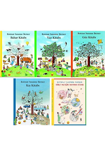 peta kitap Rotraut Susanne Berner Bahar Kitabı – Yaz Kitabı – Güz Kitabı –kış...